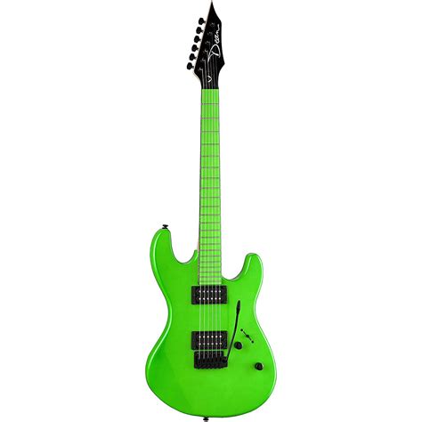 Dean Custom Zone Electric Guitar Nuclear Green Reverb France
