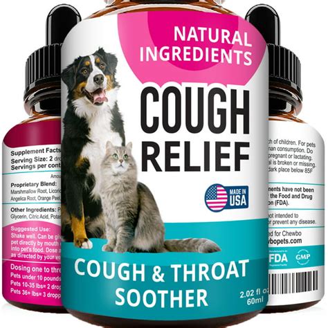 Kennel Cough Drops For Dogs And Cats 2oz Pet Herbal Remedy Throat
