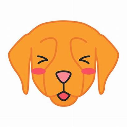 Golden Retriever Clip Puppies Emoji Kawaii Illustrations