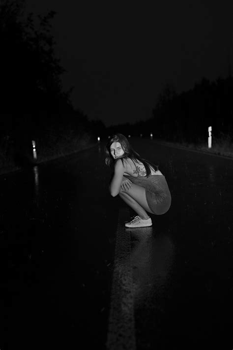 Wet Girl On The Road On Behance