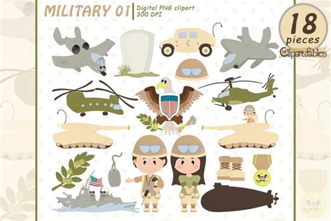 Memorial Day Military Clipart Cute Army Clip Art Usa Army