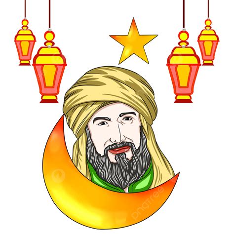 Abu Abdullah Muhammad Asy Shafi I Png Padre Muçulmano Mangá Imagem