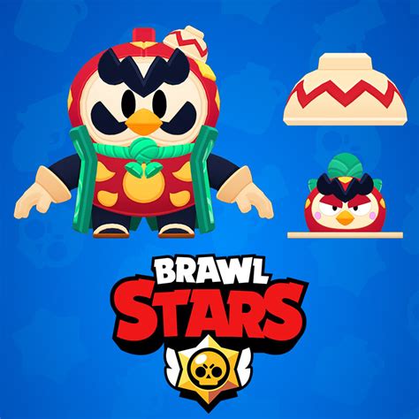 Artstation Brawl Stars Mr P Daruma Skin