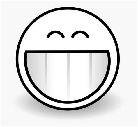 Excited Smiley Face Clip Art Black And White