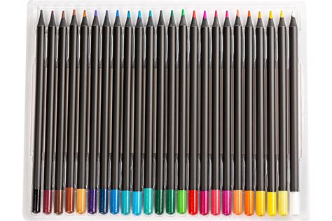 Assortment Of Colored Pencils On White Creative Commons Bilder