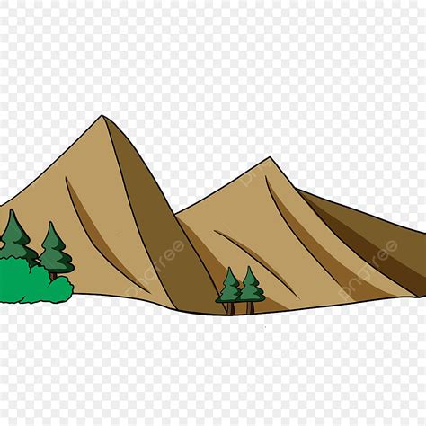 Brown Mountain Clip Art