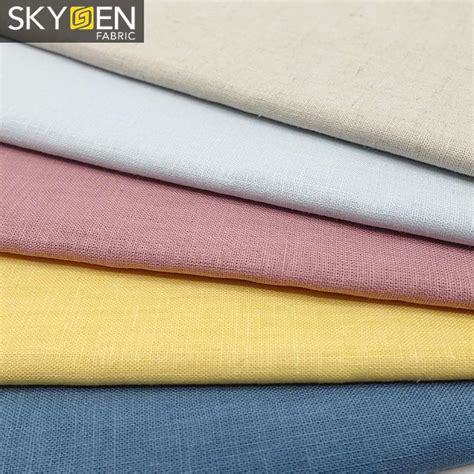 Linen Viscose Blend Fabric Wholesale Shirt Fabric Shirting Fabric