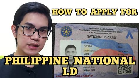 How To Apply For Philippine National Id Youtube Vrogue