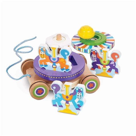 Melissa And Doug First Play Carousel Pull Toy Melissa And Doug Toys