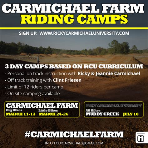 Explore tweets of ricky carmichael @rickycarmichael on twitter. Ricky Carmichael University - Venues and Dates - MotoXAddicts