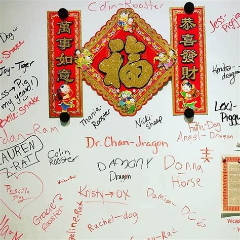 Our Chinese Zodiac Board Is Packed In Our Bothell Office Tell Us Your