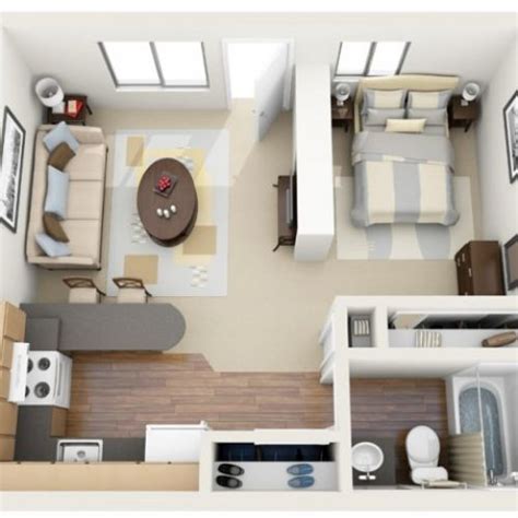 Impressive Studio Apartment Design Ideas 500 Square Feet Pictures