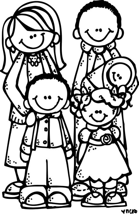 family+a+(c)+melonheadz+13+bw.png 1,031×1,600 pixels | Clip art, Coloring pages, Bible crafts