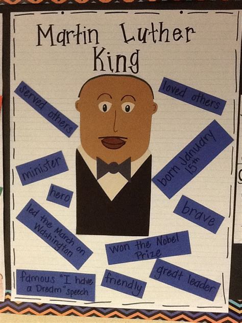 Martin Luther King Jr First Grade Facts Classroom Pinterest King Jr Martin Luther King