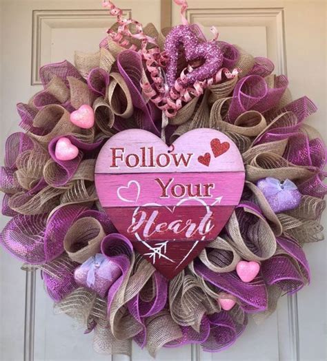 75 Stunning Dollar Store Diy Valentines Day Wreath Ideas