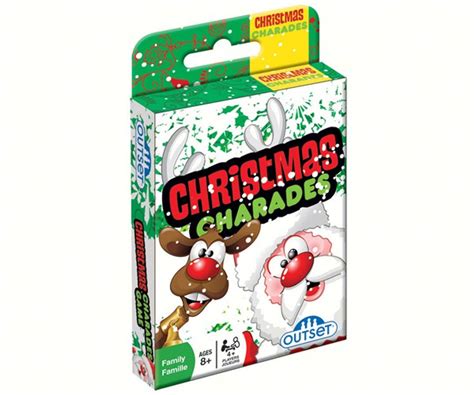 Buy The Outset Media Games Christmas Charades Cards Game Om19136 625012191364 On Sale At