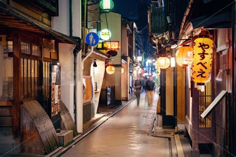 Kyoto Night Street Songquan Photography