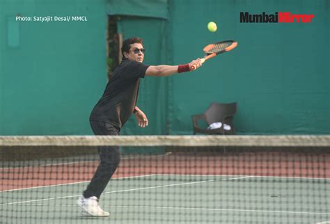 Mns Chief Seen Playing Tennis Mumbai Mirror