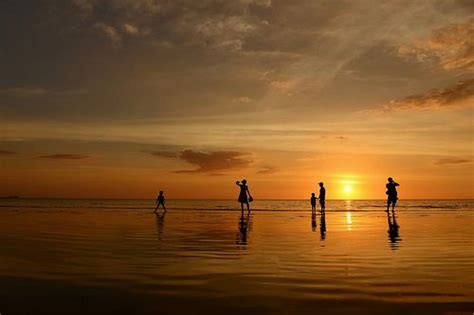 Tanjung Aru Sunset Sunset Silhouette Art Photography