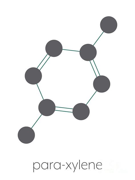 Para Xylene Aromatic Hydrocarbon Molecule Photograph By Molekuul