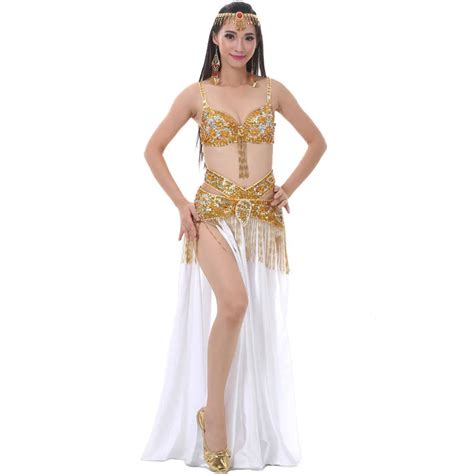 New Women S Belly Dance Set Costume Belly Dancing Clothes Bollywood Costume Sexy Night Dance