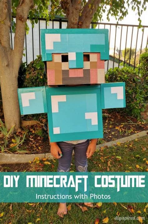 Diy Minecraft Costume Instructions Diy Inspired