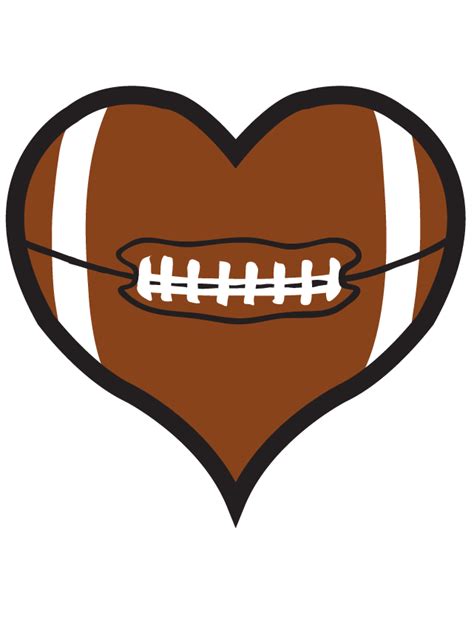 Football Heart Clipart Free Download On Clipartmag
