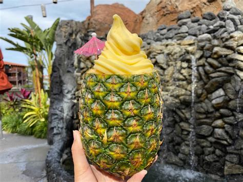 Review Eat A Pineapple Full Of Dole Whip And Coconut Rum With The