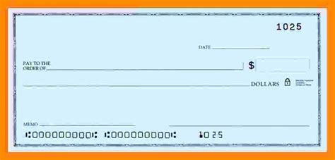 Blank Check Templates For Microsoft Word Inspirational 43 Cheque