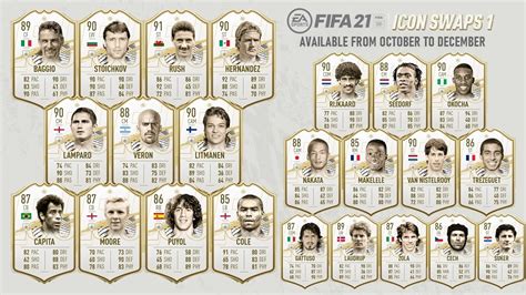 Fans complained that the icon swaps selections were lackluster and the traditional icon sbcs were far and few between. FIFA 21 | ICON SWAP 1 CU CAPITA, SUKER & ASHLEY COLE - YouTube