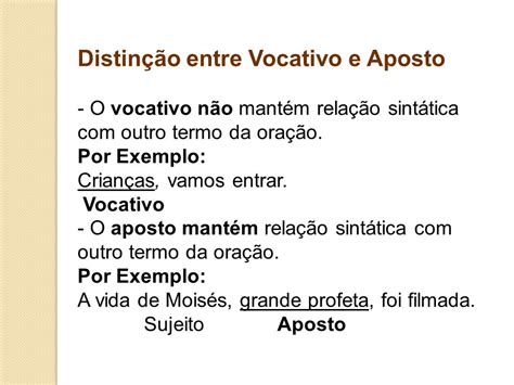 Sobre O Vocativo é Correto Afirmar