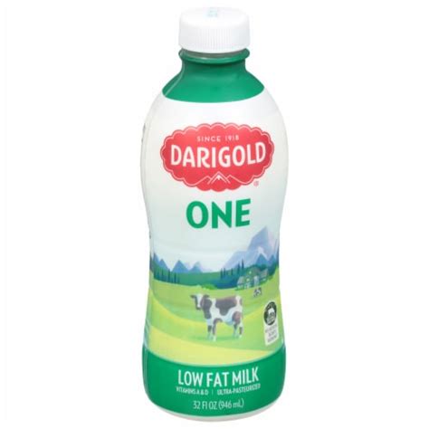 Darigold One Ultra Pasteurized 1 Low Fat Milk 32 Fl Oz Kroger