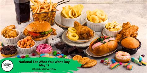 May 11 2023 National Eat What You Want Day National Twilight Zone