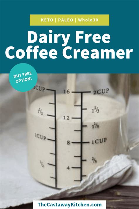 Shop for sugar free coffee creamer in coffee creamers. Dairy Free Coffee Creamer | Recipe | Dairy free coffee ...