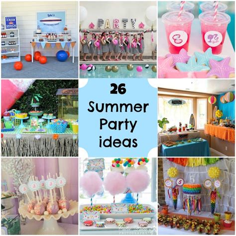 A themed party brings a certain cool and fun vibe to any college mixer or gathering and enables students to show off their creativity in finding the perfect costume. Summer Party Ideas! - Michelle's Party Plan-It