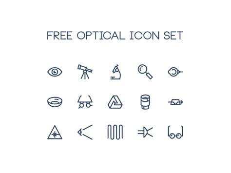 Optical Icon Set By Epiccoders ~ Epicpxls