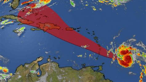 Tropical Storm Dorian To Strike Windward Islands And May Pass Near
