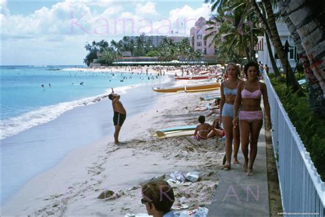 Waikiki Beach Bikini Stroll Cute Girls Pass By The Flickr