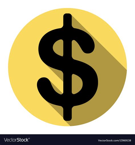 Dollars Sign Usd Currency Symbol Royalty Free Vector Image