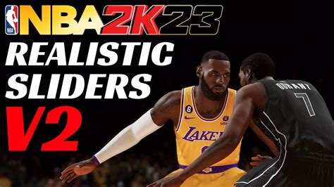 These Are The Best Simulation Sliders Out Right Now Nba 2k23 Slider Set