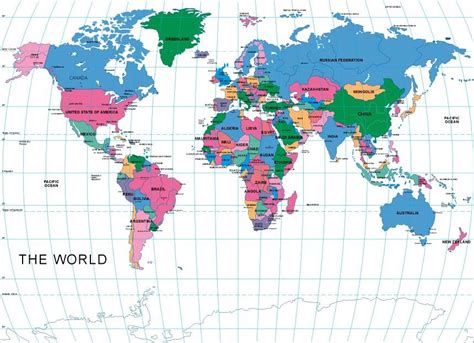 Peta Dunia Ilustrasi
