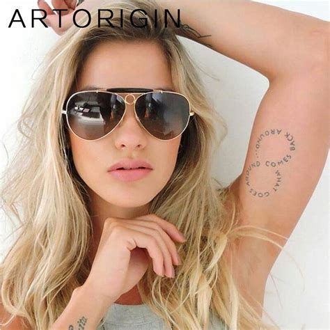 Artorigin New Pilot Sunglasses Women Brand Designer Uv400 Rays Female Shades Oversize Sun