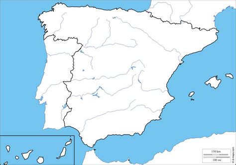 Cartina Muta Della Spagna Fisica Ricerca Google Mapa De Espa A
