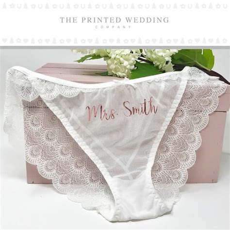 Bridal Panties Custom Bridal Panties Personalized Wedding Underwear