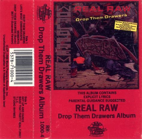 Real Raw Drop Them Drawers Album Cassette Discogs