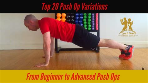 Push Up Variations Top 20 Beginner To Advanced Push Ups Youtube