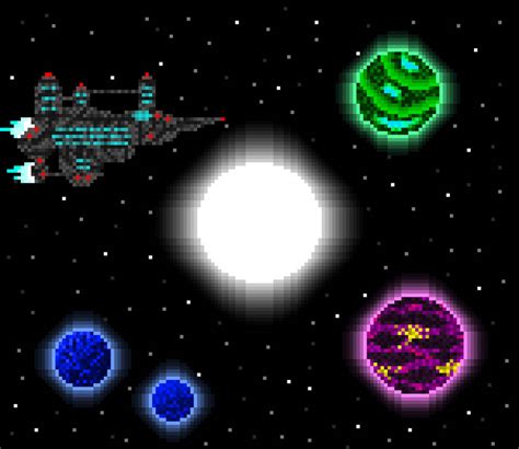 Space Escape Pixel Art By Reraffy On Deviantart