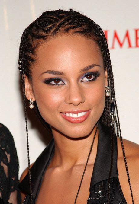 Alicia Keys Geflochtene Frisuren Alicia Frisuren Geflochtene