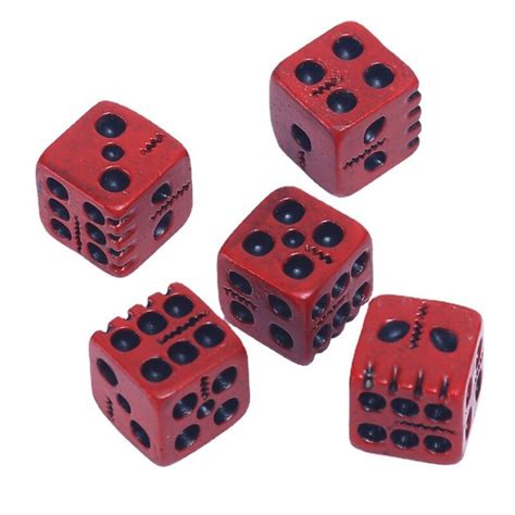 Resin Game Accessories Dice Board Games Red Board Game Dice Dice