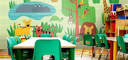 Daycare Center Wall Murals Mural Centers Childcare